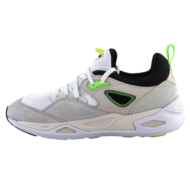 Puma Heren trc blaze the triangle leren trainers UTPP5965_beigegreenwhite large