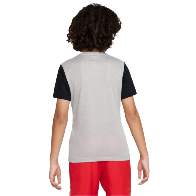 Nike Tiempo premier ii dri-fit t-shirt voor kinderen/kinderen UTPP5878_blackgrey large Nike Tiempo premier ii dri-fit t-shirt voor kinderen/kinderen UTPP5878_blackgrey large