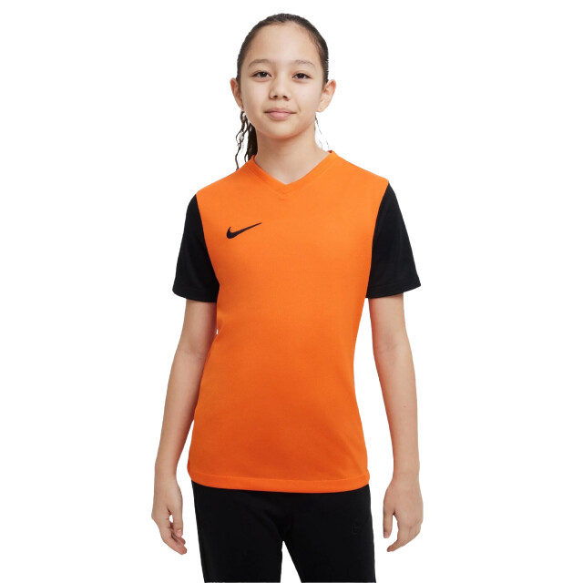 Nike Tiempo premier ii dri-fit t-shirt voor kinderen/kinderen UTPP5878_orangeblack large Nike Tiempo premier ii dri-fit t-shirt voor kinderen/kinderen UTPP5878_orangeblack large