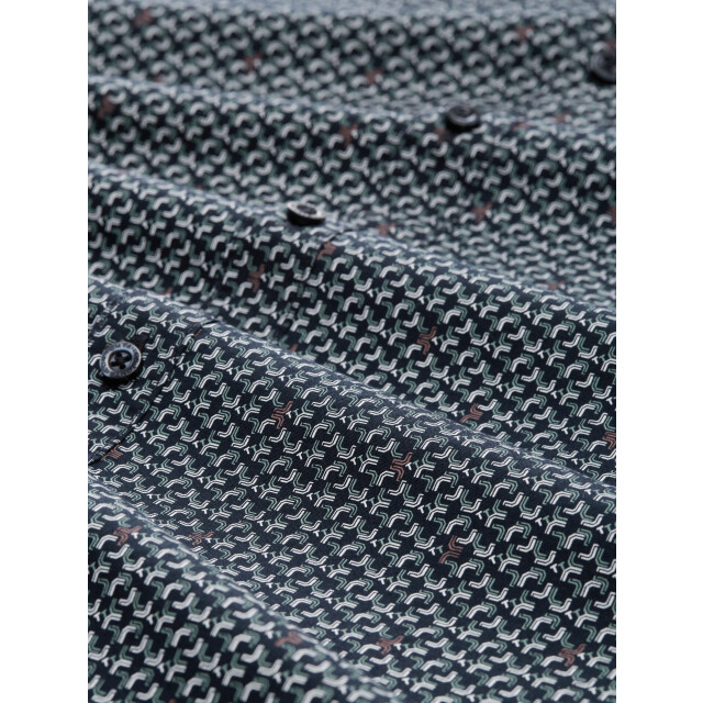 Tom Tailor Fitted printed stretch shirt 1047318 large