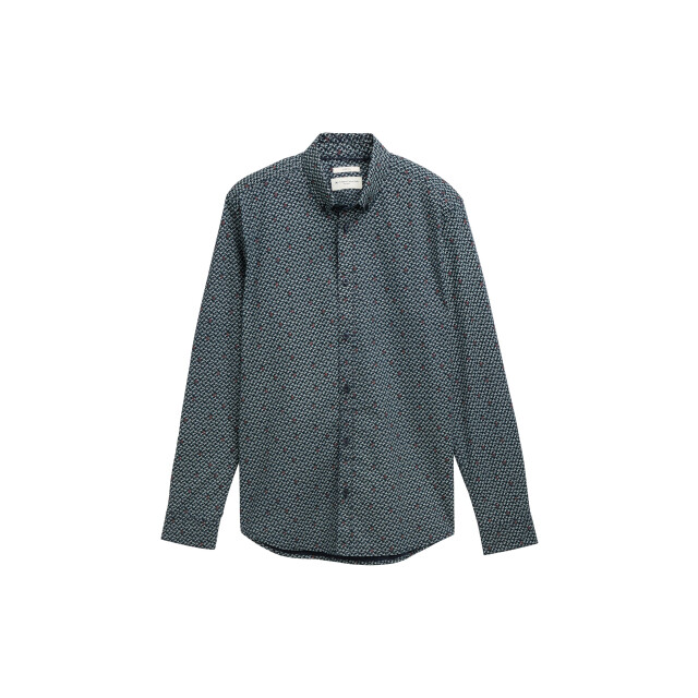 Tom Tailor Fitted printed stretch shirt 1047318 large