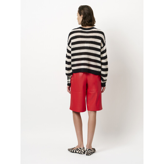 Dante 6 D6 ariama stripe striped sweater D6 Ariama Stripe Striped Sweater/9950 Black Cream large Dante 6 D6 ariama stripe striped sweater D6 Ariama Stripe Striped Sweater/9950 Black Cream large