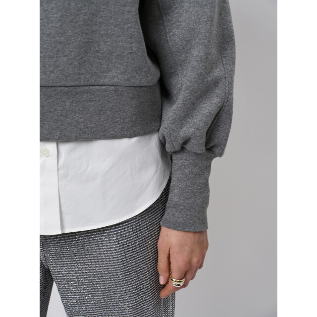 Dante 6 D6 lison logo sweater D6 Lison Logo Sweater/9601 Granite Grey Melange large Dante 6 D6 lison logo sweater D6 Lison Logo Sweater/9601 Granite Grey Melange large