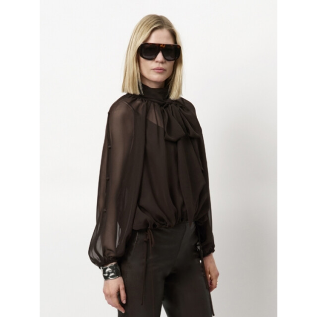 Dante 6 D6 sonia bohemian blouse D6 Sonia Bohemian Blouse/8880 Espresso Brown large