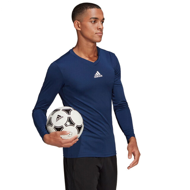 Adidas Heren team base trui met lange mouwen UTPP2147_navyblue large