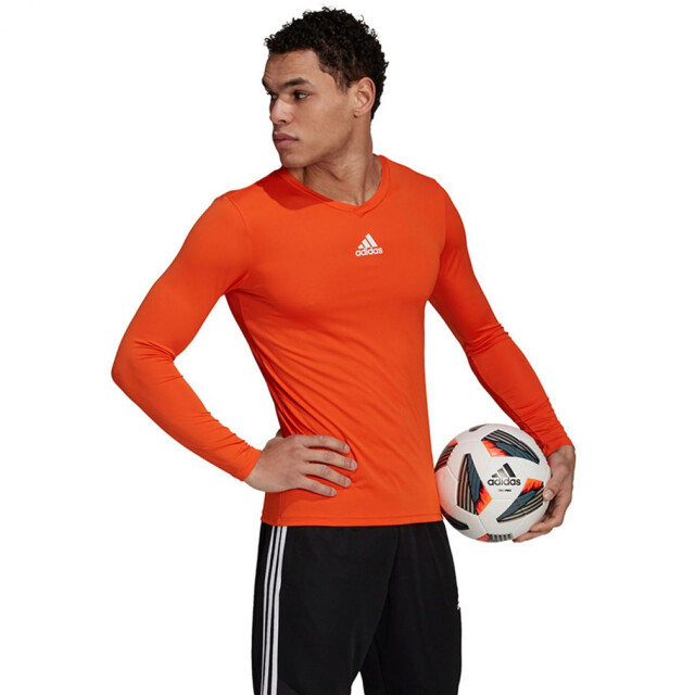 Adidas Heren team base trui met lange mouwen UTPP2147_orange large Adidas Heren team base trui met lange mouwen UTPP2147_orange large