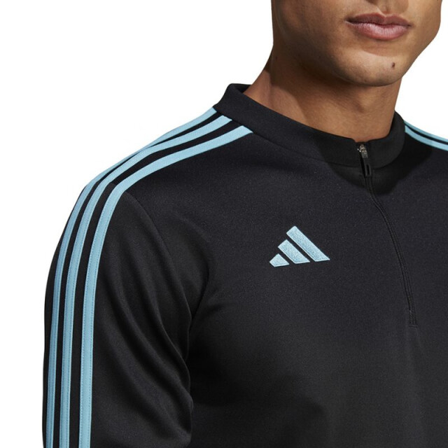 Adidas Heren tiro 23 club quarter zip training sweatshirt UTPP3263_blackblue large Adidas Heren tiro 23 club quarter zip training sweatshirt UTPP3263_blackblue large