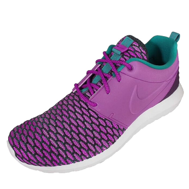 Nike Heren roshe nm flyknit trainers UTPP1646_violetgreen large