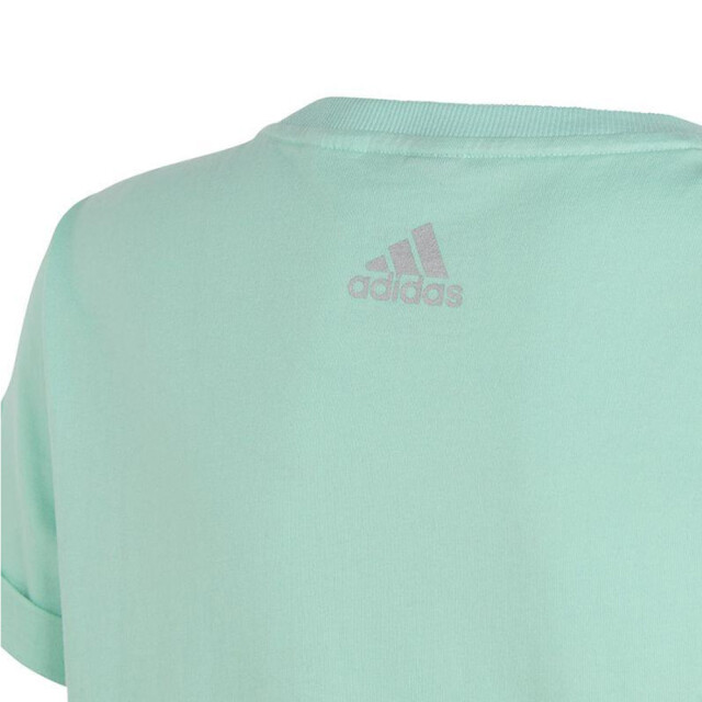 Adidas Kinderen/kinderen knotted dance t-shirt UTPP2812_green large Adidas Kinderen/kinderen knotted dance t-shirt UTPP2812_green large