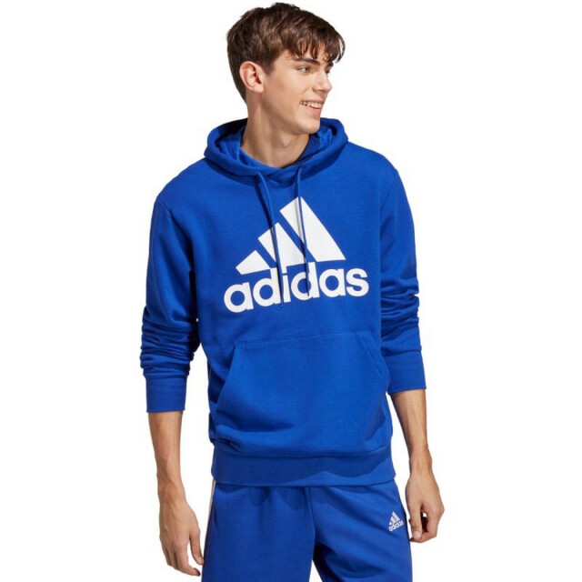 Adidas Heren essentials groot logo french terry hoodie UTPP3287_blue large