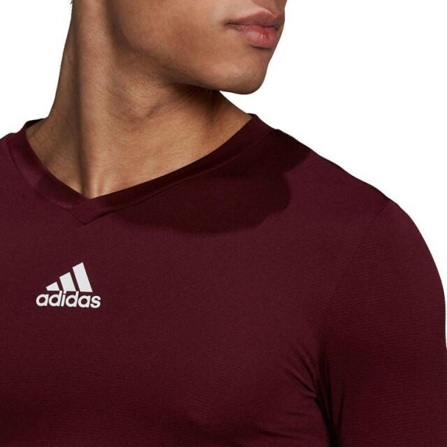 Adidas Heren team base trui met lange mouwen UTPP2147_darkred large