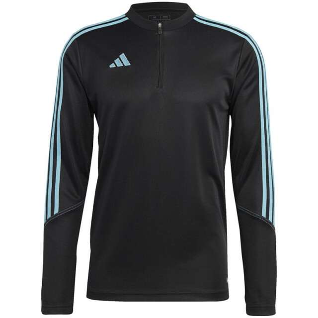 Adidas Heren tiro 23 club quarter zip training sweatshirt UTPP3263_blackblue large Adidas Heren tiro 23 club quarter zip training sweatshirt UTPP3263_blackblue large
