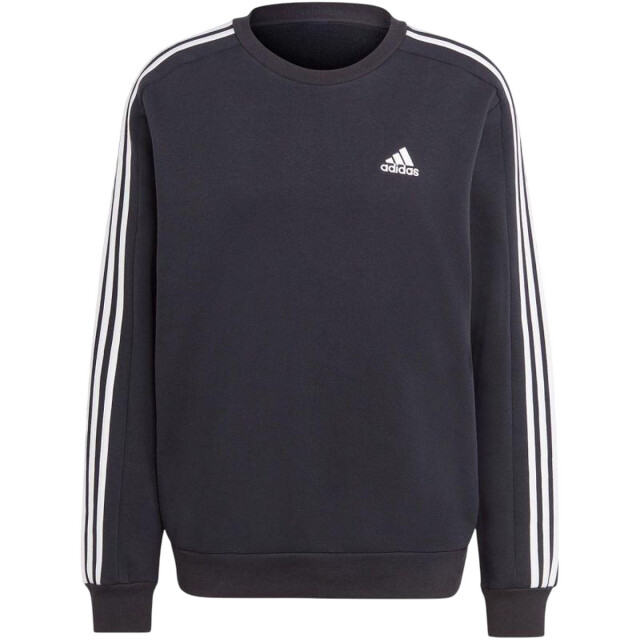 Adidas Heren essentials 3 strepen fleece sweatshirt UTPP2782_black large