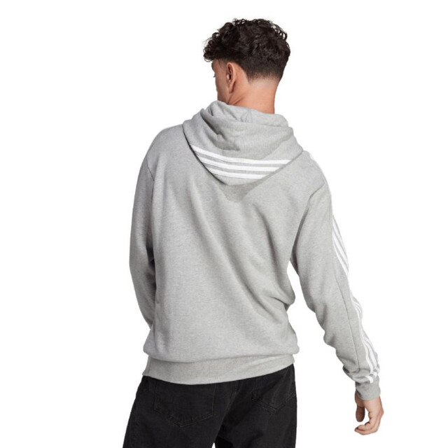Adidas Heren essentials 3 stripes french terry hoodie UTPP3277_grey large