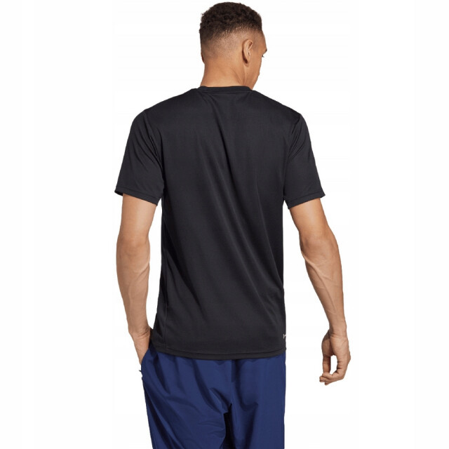 Adidas Heren train essentials training t-shirt UTPP3654_black large