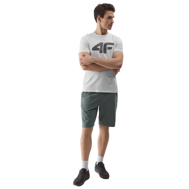 4F Heren wss24ttshm1155 t-shirt UTPP4760_white large