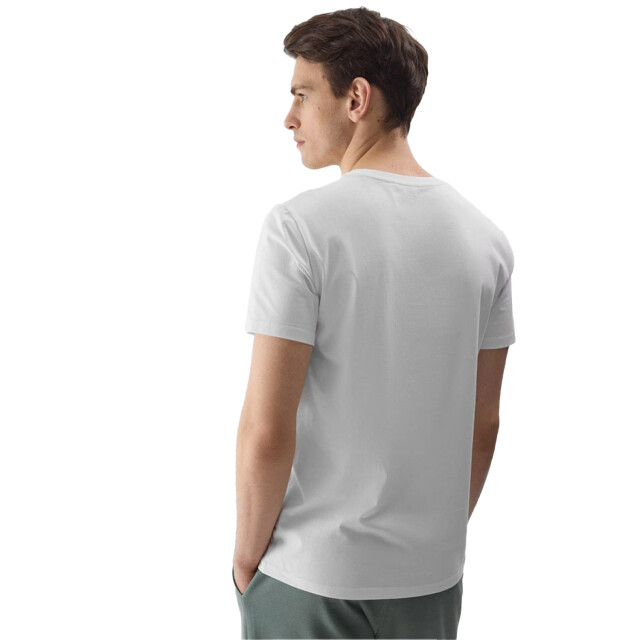 4F Heren wss24ttshm1155 t-shirt UTPP4760_white large