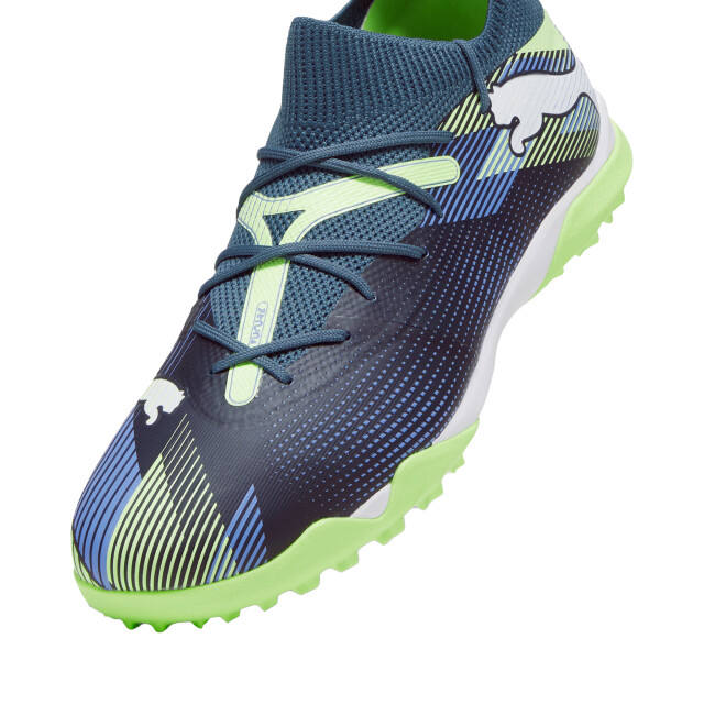 Puma Heren future 7 wedstrijd turf trainings voetbalschoenen UTPP6540_navybluegreen large