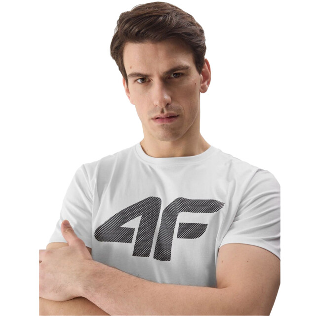 4F Heren wss24ttshm1155 t-shirt UTPP4760_white large