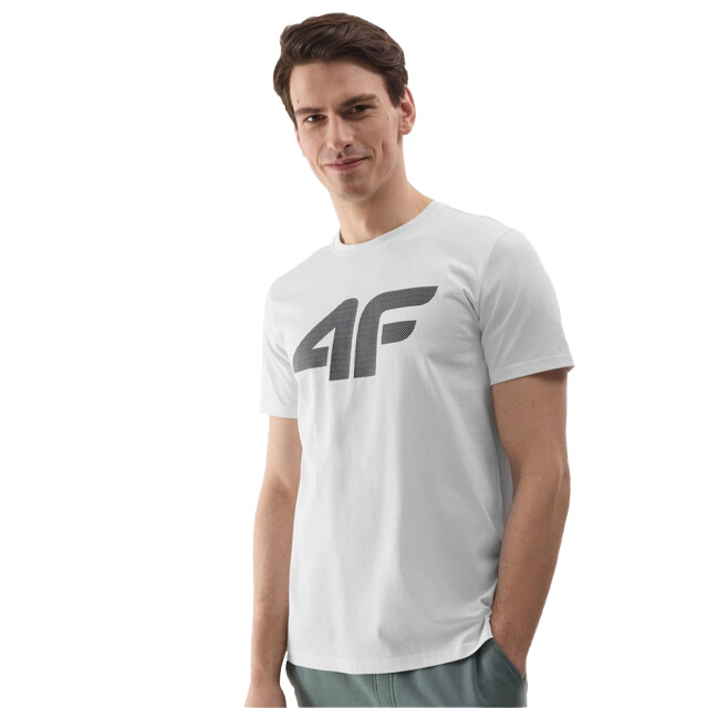 4F Heren wss24ttshm1155 t-shirt UTPP4760_white large