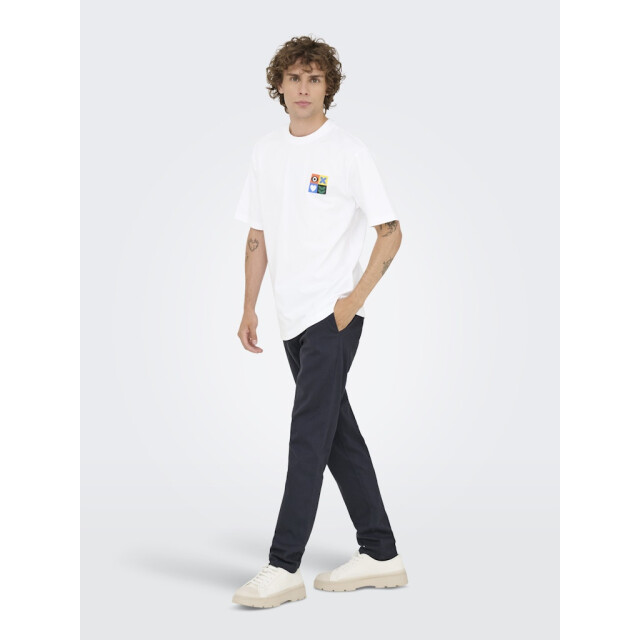 Only & Sons onsfred giroud rlx ss tee 22036984 bright white 05011.100.0257 large