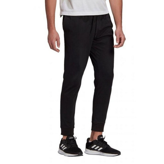 Adidas Heren essentials single jersey open hem joggingbroek UTPP2251_black large