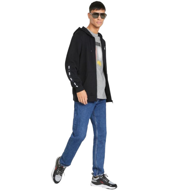 Puma Heren essential tape full zip hoodie UTPP2142_black large