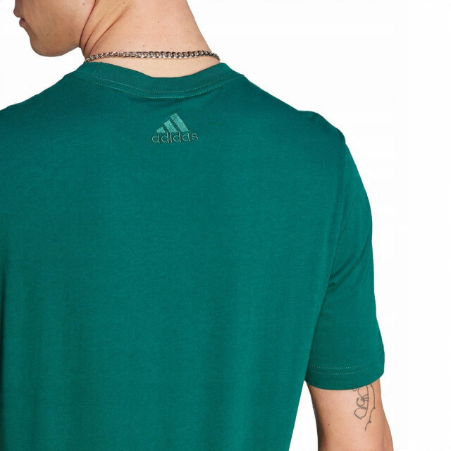 Adidas Heren lin sj t-shirt met korte mouwen UTPP5384_green large