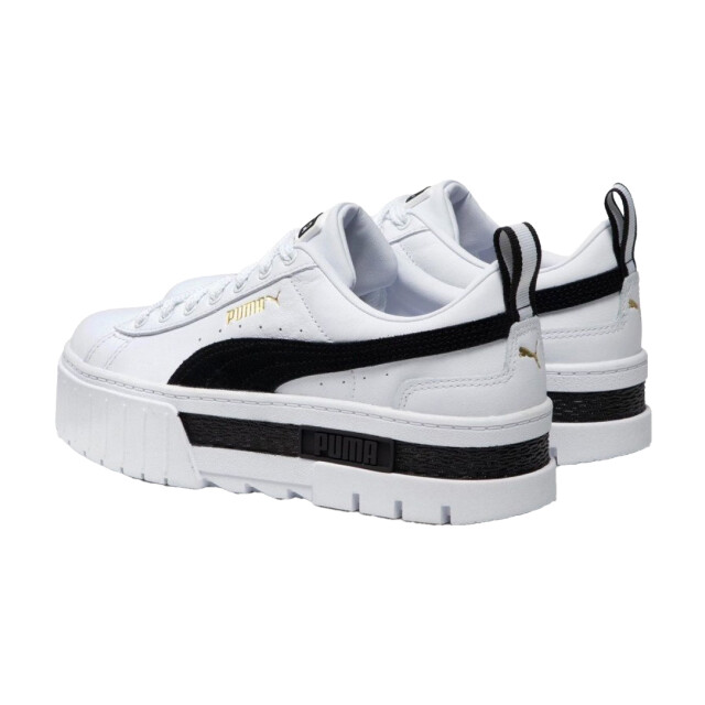 Puma Dames mayze leren trainers UTPP6538_white large