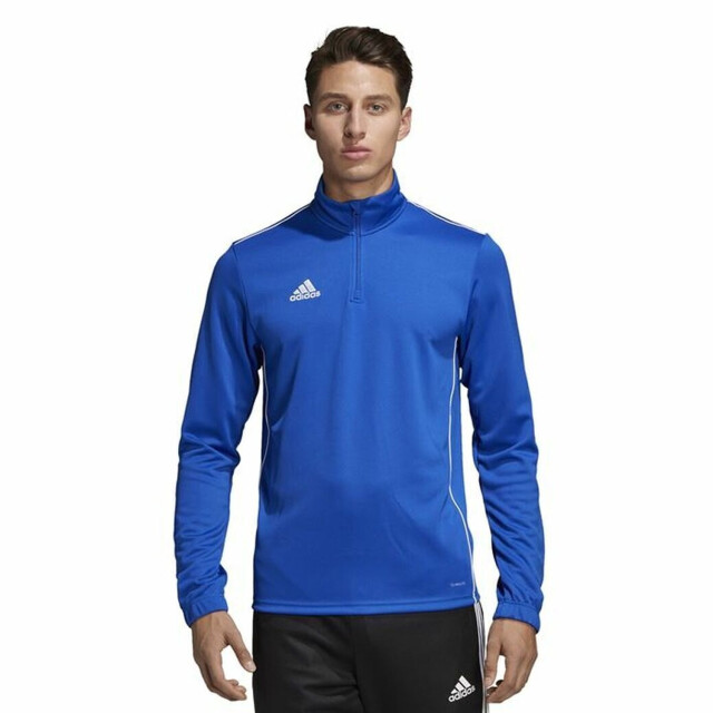 Adidas Heren core 18 quarter zip trainings sweatshirt UTPP740_blue large Adidas Heren core 18 quarter zip trainings sweatshirt UTPP740_blue large