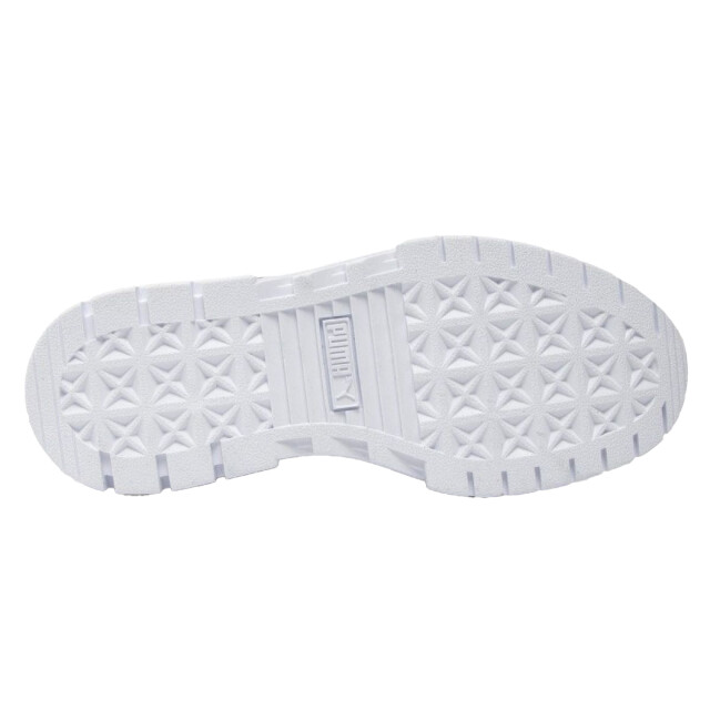 Puma Dames mayze leren trainers UTPP6538_white large
