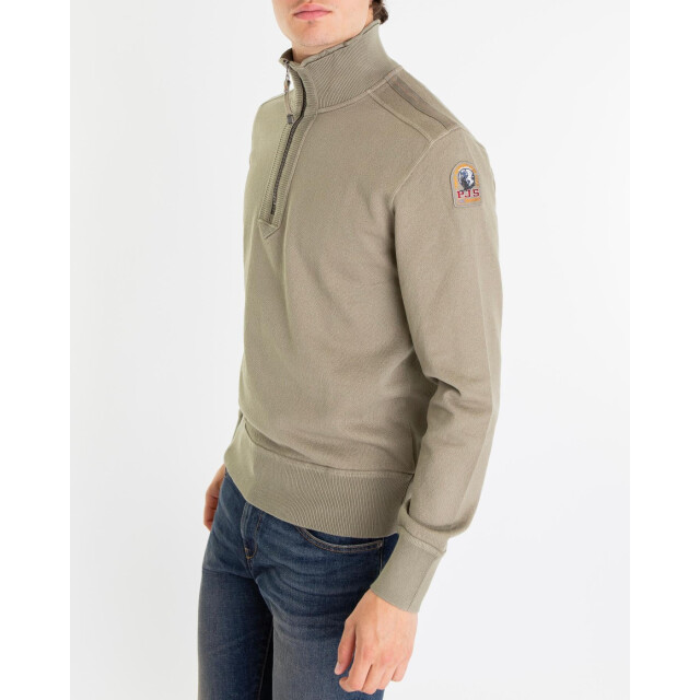 Parajumpers Heren lenard half zip beige PMFLGR05-0327 large