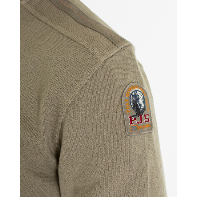 Parajumpers Heren lenard half zip beige PMFLGR05-0327 large