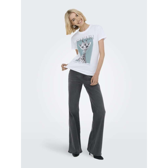 Only Onlvibe life s/s glasses top box jrs bright white/ 15291975-190858014 large