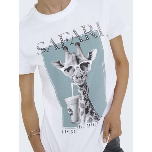 Only Onlvibe life s/s glasses top box jrs bright white/ 15291975-190858014 large