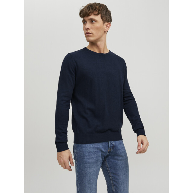 Jack & Jones Emil knit crew neck 12271785-NVY-M large
