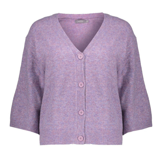 Geisha Cardigan v-neck 34 sleeves lila 4249.51.0015 large