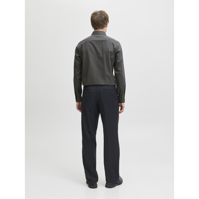 Jack & Jones jprblaparker shirt l/s noos 12227385 dark grey melange 05631.970.0060 large