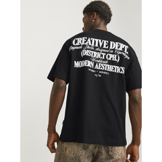 Jack & Jones jorroxbury type tee ss crew neck 12265826 black 05011.990.0159 large