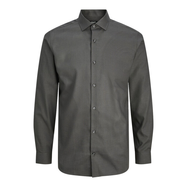Jack & Jones jprblaparker shirt l/s noos 12227385 dark grey melange 05631.970.0060 large