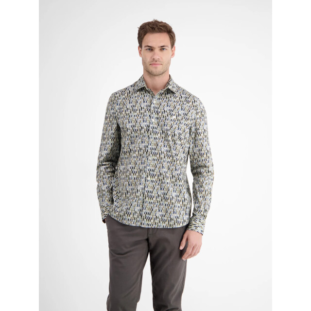 Lerros Heren overhemd 2581378 103 broken white Lerros overhemd 2581378 103BrokenWhite large