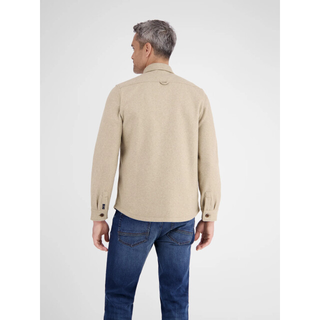 Lerros Heren overshirt 25812801 108 foam white Lerros Overshirt 25812801 108FoamWhite large