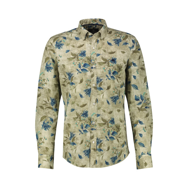 Lerros Heren overhemd 25814761 108 foam white Lerros overhemd 25814761 108FoamWhite large