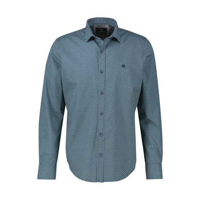 Lerros Heren overhemd 25813521 429 fjord blue Lerros overhemd 25813521 429FjordBlue large