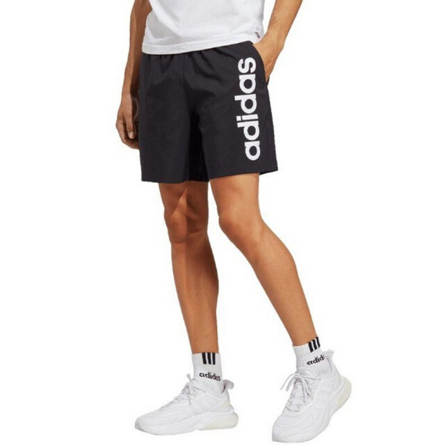 Adidas Heren essentials chelsea aeroready linear logo shorts UTPP4254_black large
