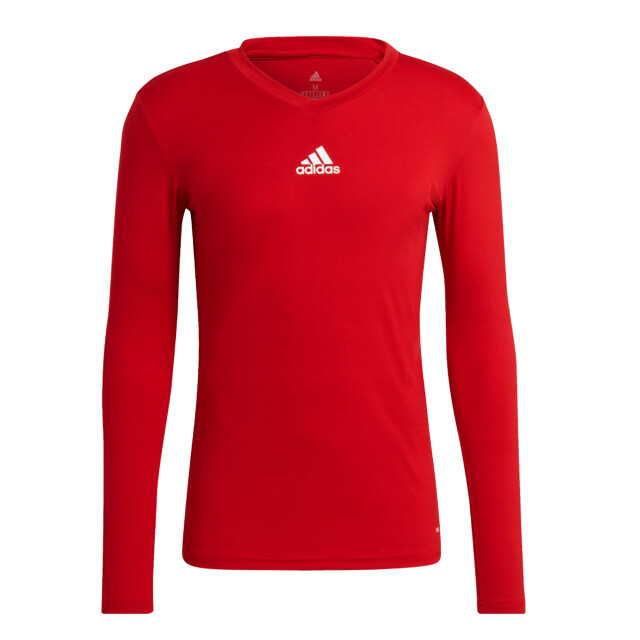 Adidas Kinder/kids techfit compressie t-shirt met lange mouwen UTPP2050_red large Adidas Kinder/kids techfit compressie t-shirt met lange mouwen UTPP2050_red large