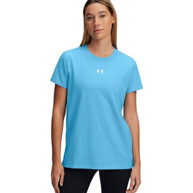 Under Armour Dames rival core t-shirt met korte mouwen UTPP5427_blue large