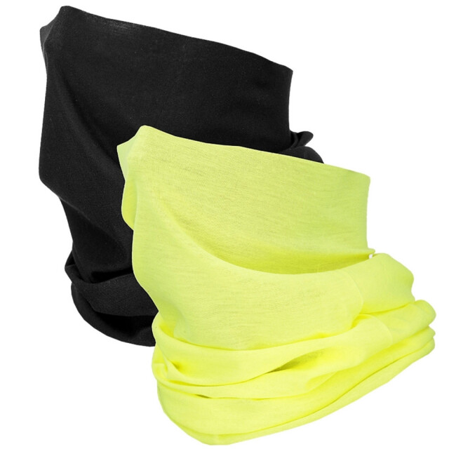 4F Kinder/kids m026 nekwarmer (set van 2) UTPP1315_blackyellow large