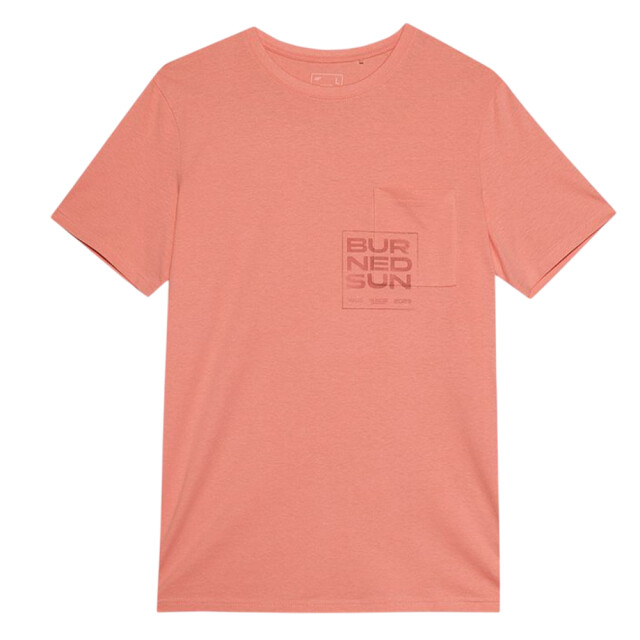 4F Heren wss24ttshm1284 t-shirt UTPP1525_pink large