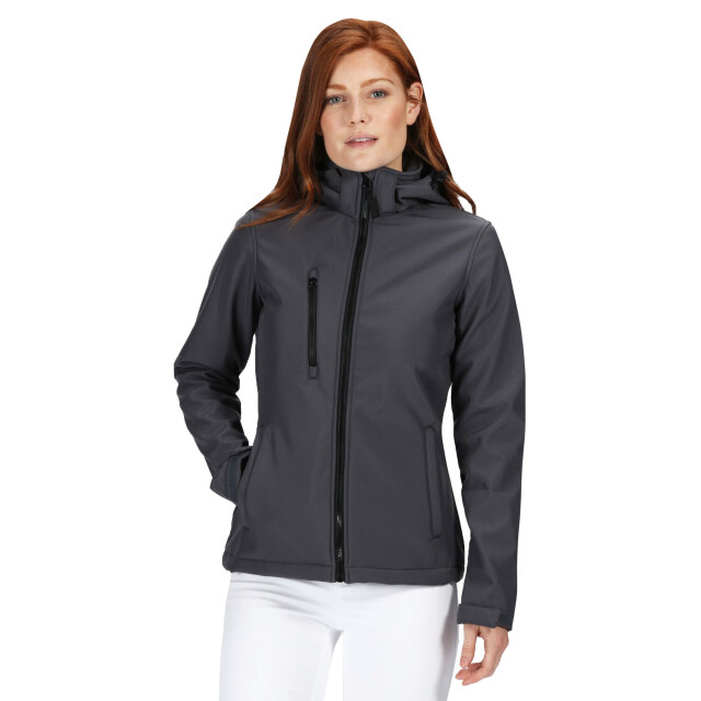 Regatta Dames venturer 3-lagige membraan soft shell jacket UTRG5518_sealgreyblack large